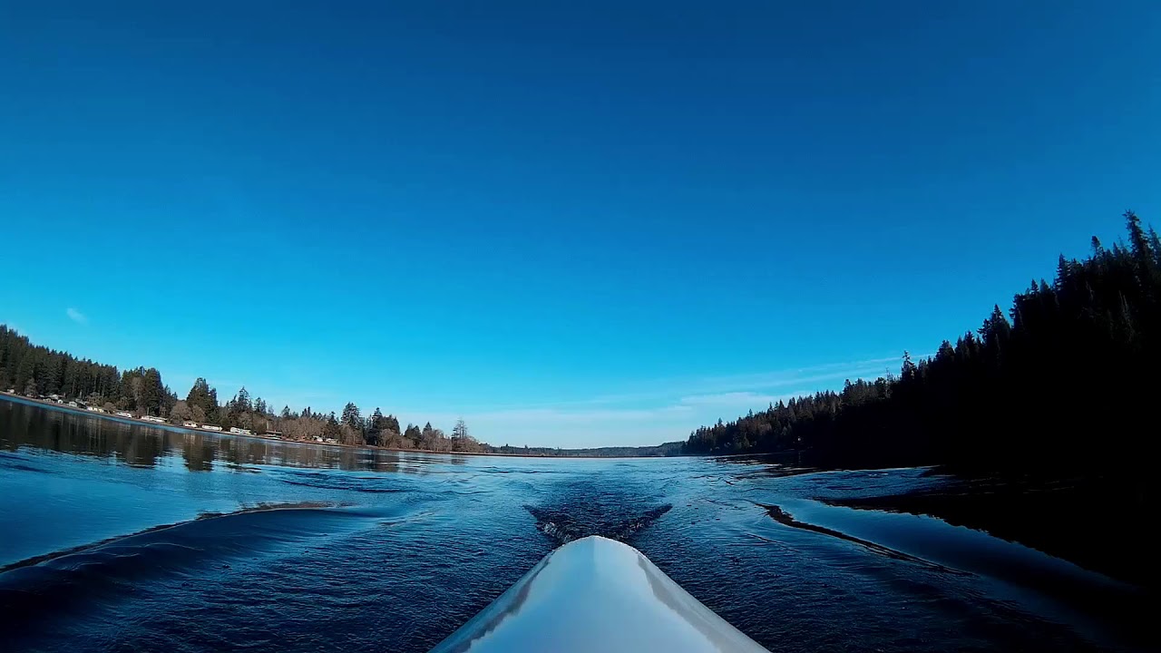 23 SPM indoor rowing scenery - Oakland Bay, WA