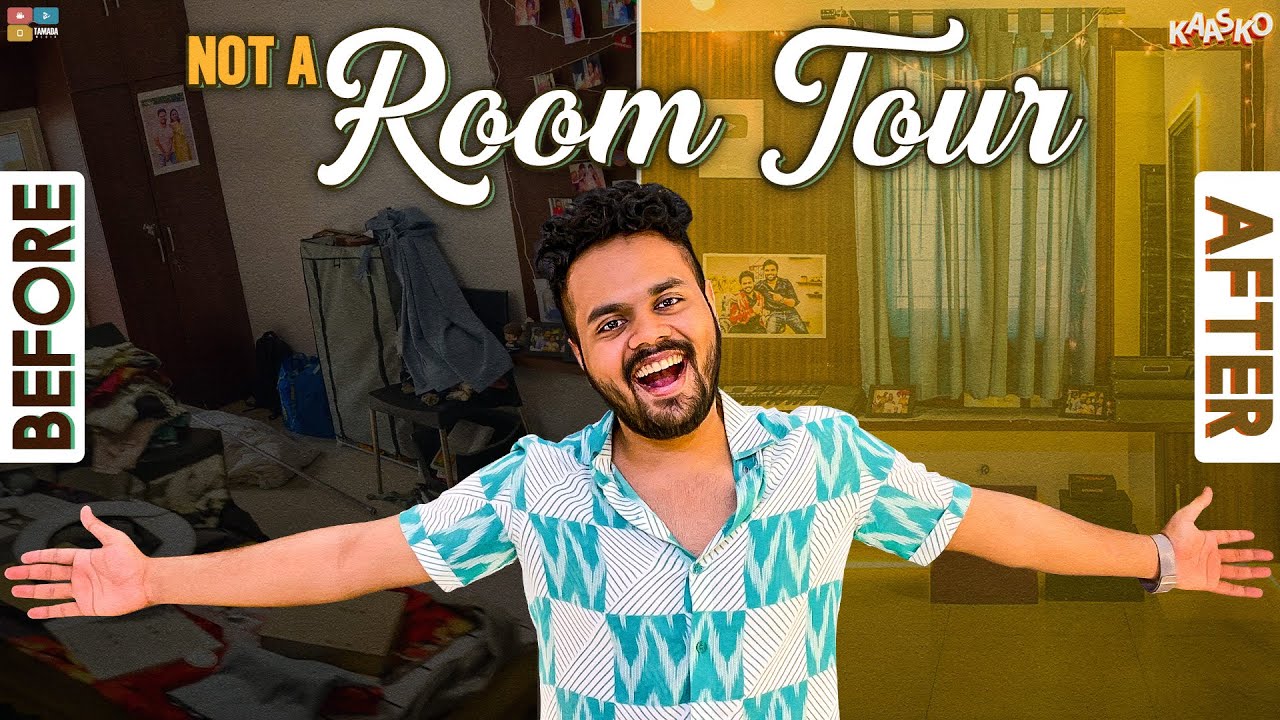 Nikhil's ROOM TOUR/Makeover- Before & After || Kaasko || Tamada Media