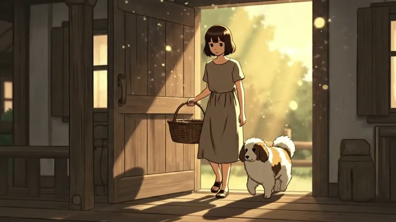 Vida en la finca: cosecha de tomates y manzanas en la montaña | ASMR al estilo Ghibli