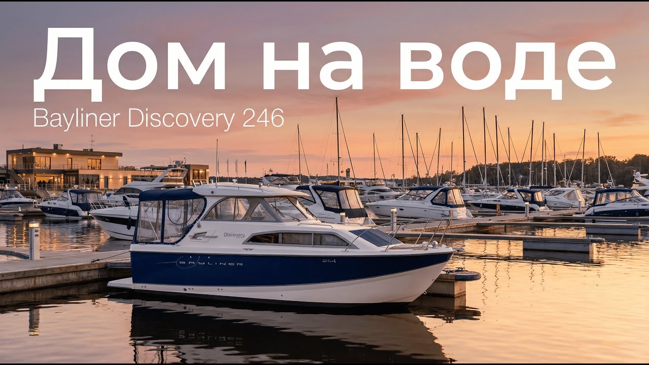 Новый российский кабинник или старый премиум из США? Быстрый обзор Bayliner Discovery 246