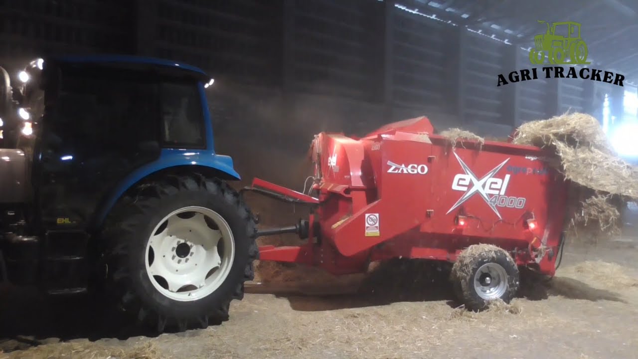 Shredding Straw Bales | LS Plus 100 & Zago Exel 4000