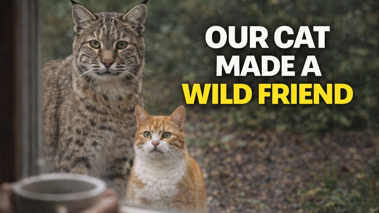 A Wild Bobcat Followed Our Cat Home — This True Story Still Hurts