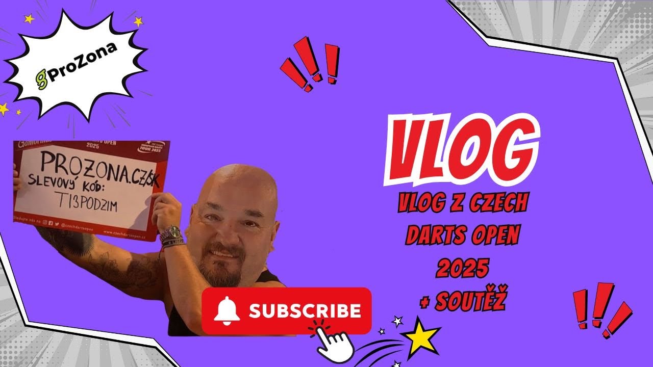 Vlog z PDC Czech Darts Open + soutěž 🎯