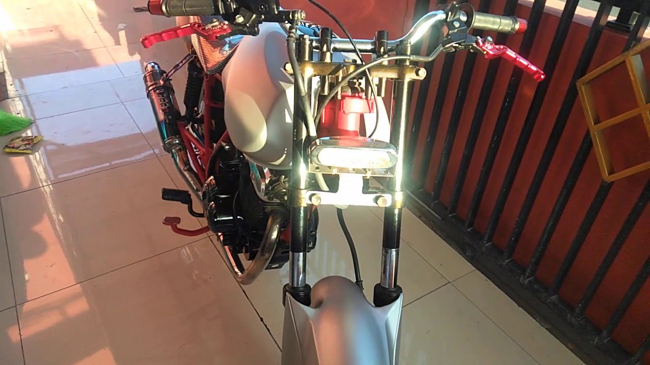 Thunder 125 Silver modifikasi