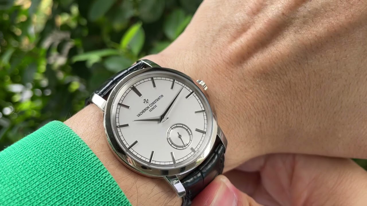 第387集 Vacheron Constantin Traditionnelle 82172 江斯丹頓優雅白金小秒針/入門頂級男士正裝錶