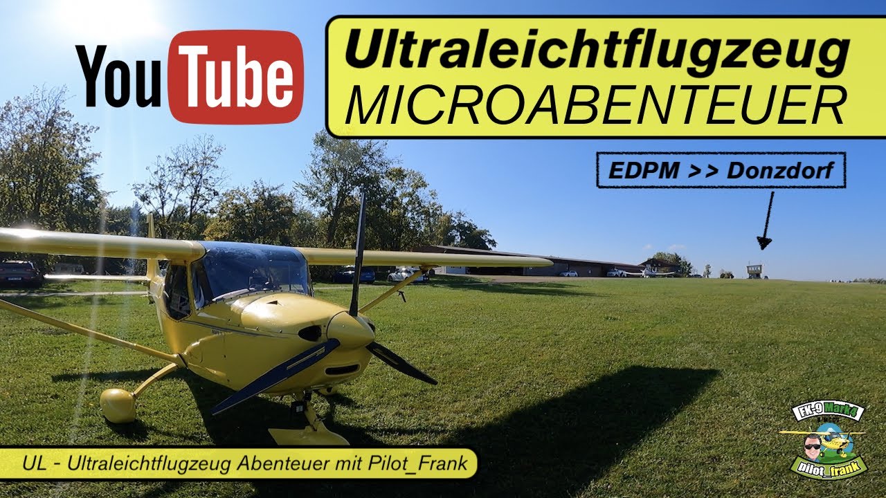 UL Ultraleichtflugzeug FK9 fliegt nach Donzdorf