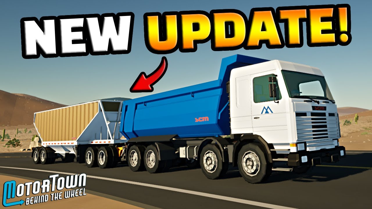 Trying out NEW jobs and equipment from the latest UPDATE! | Motor Town: Behind the Wheel - EP 22