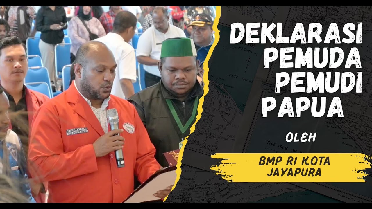 DEKLARASI PEMUDA PEMUDI PAPUA OLEH BMP RI KOTA JAYAPURA