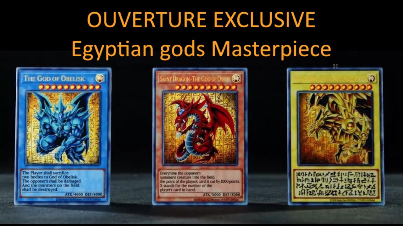 Yu-gi-oh Dieux Egyptiens Masterpieces !!! (Français)