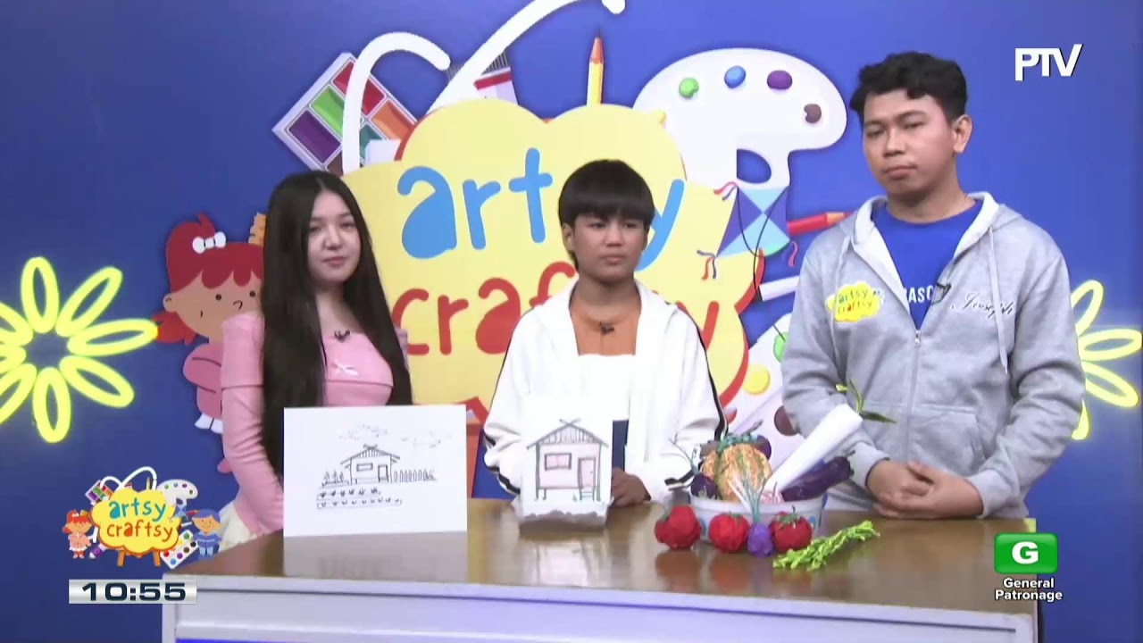 Artsy Craftsy Episode 81: Lumikha at gumuhit ng mini bahay-kubo at vegetable art! | 14 March 2026