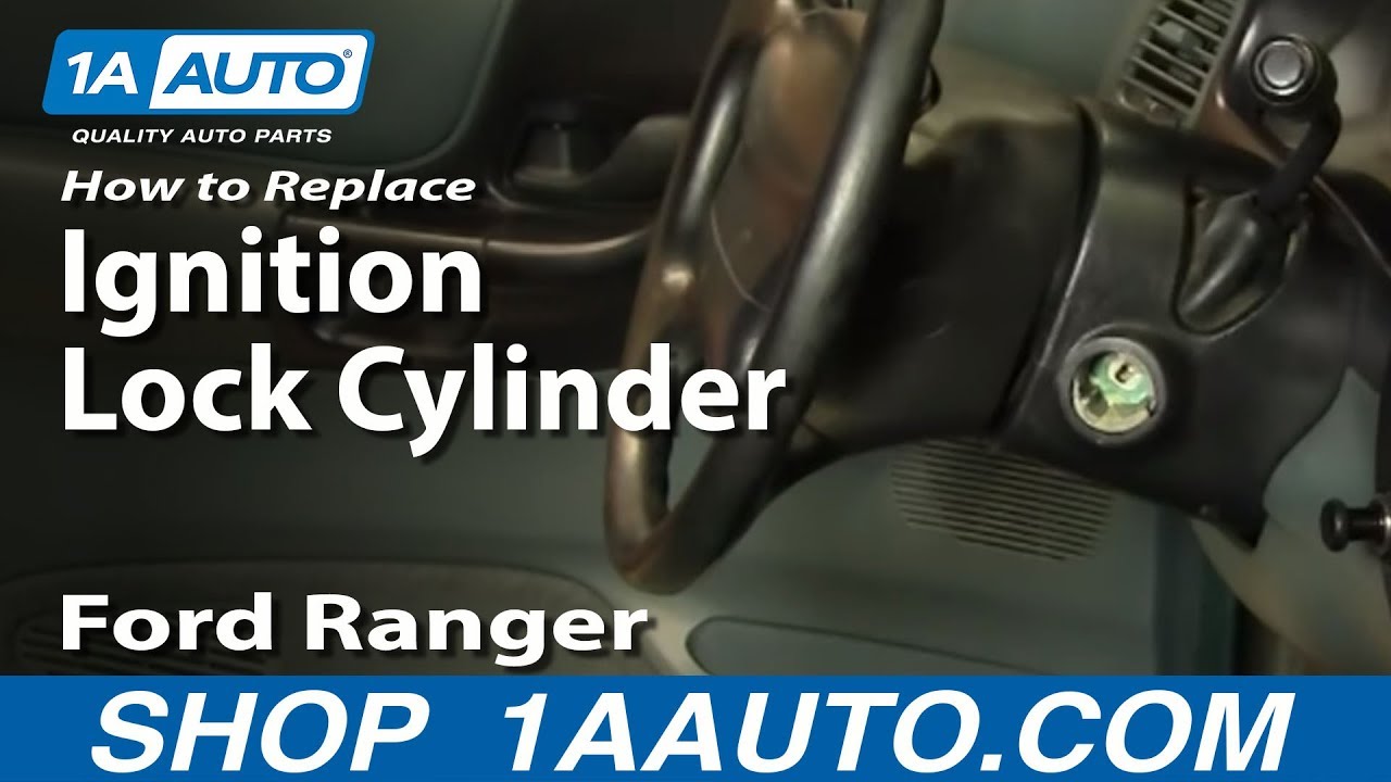 Как заменить цилиндр замка зажигания Ford Ranger 95-96 годов