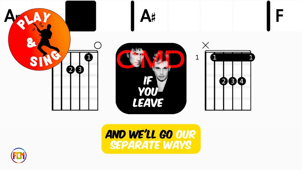 Orchestral Manoeuvres In The Dark - If You Leave | Scrolling Guitar Chords & Lyrics