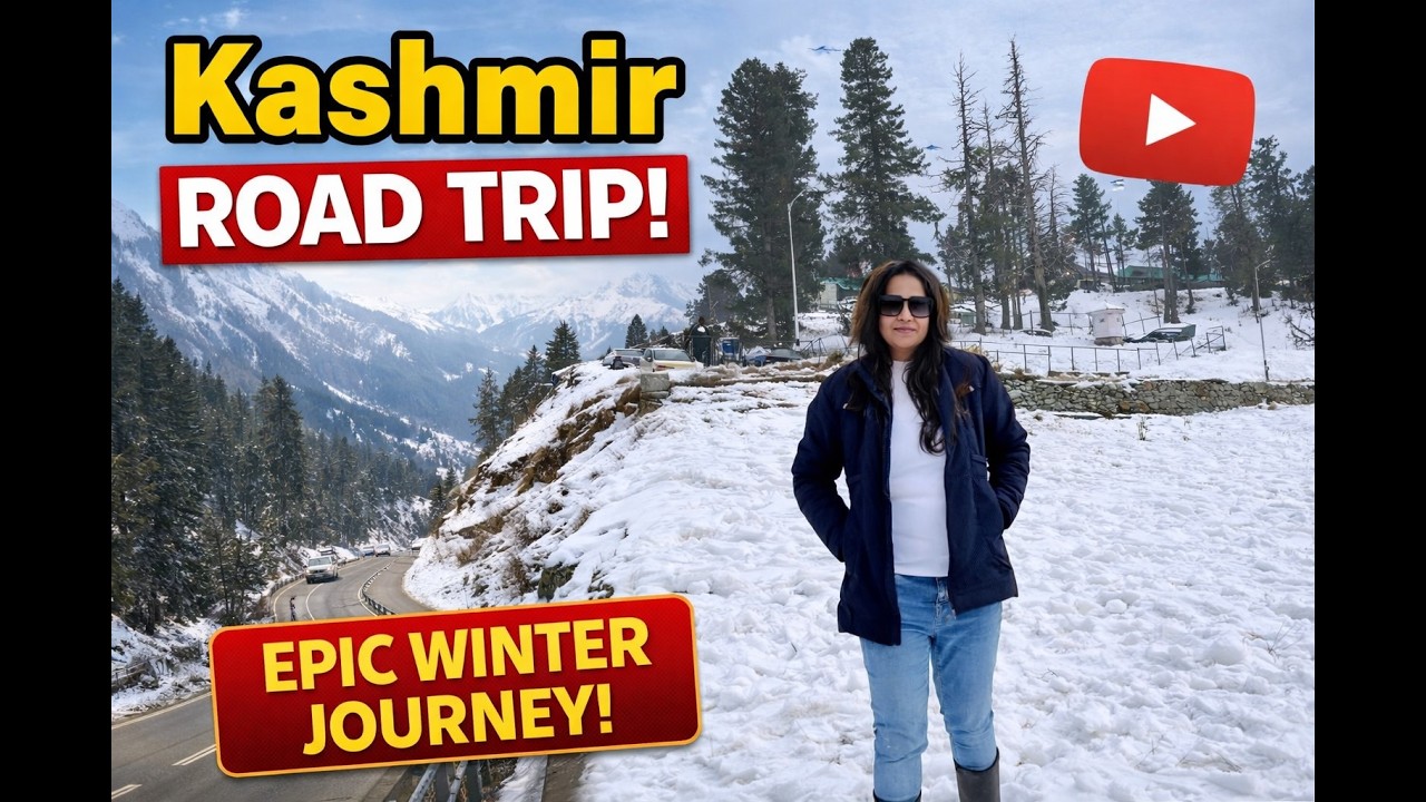 Amritsar to Kashmir Road trip| Kashmir| Srinagar| Dal LakGulmarg|Bangalore to Kashmir  | EP vlog