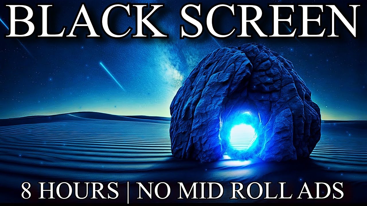 Celestial Ethereal Sleep Music, Healing Ambient Soundscape, Black Screen No Ads, Deep Sleeping Music