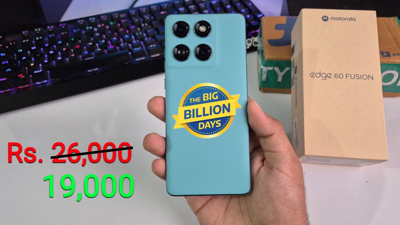 Motorola Edge 60 Fusion Unboxing at Rs. 19,000 --Flipkart Sale Unit | Big Billion Days
