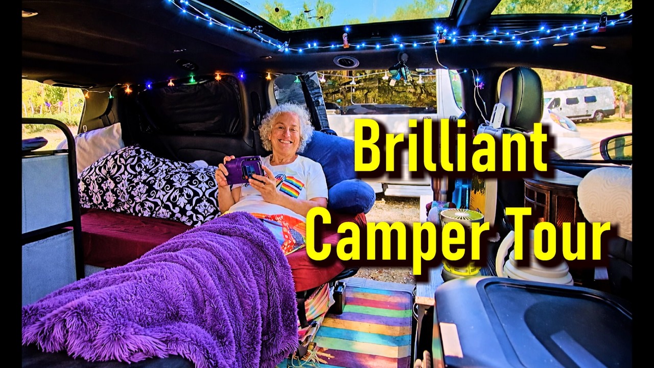 Electric Ellen's Brilliant Minivan Camper