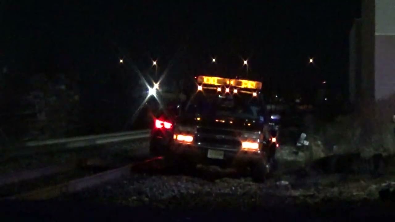 Car On the Railroad Tracks in Ridgefield Park, NJ (1/10/2026)