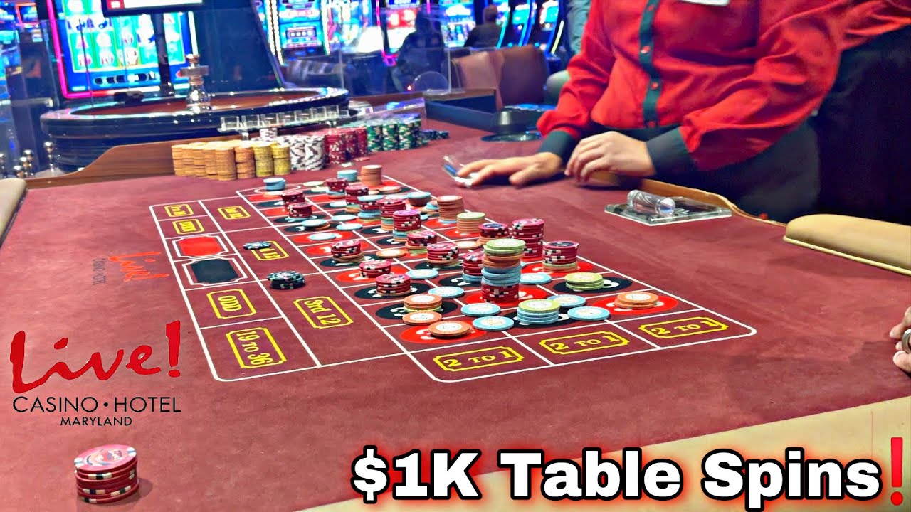 I Hit Big on The First Spin at Live! Casino & Hotel Maryland Roulette Tables.  $1K TABLE SPINS