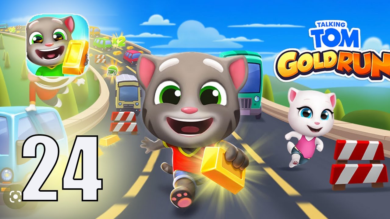 Talking Tom Gold Run - Gameplay Walkthrough Part 24 - (iOS , Android)
