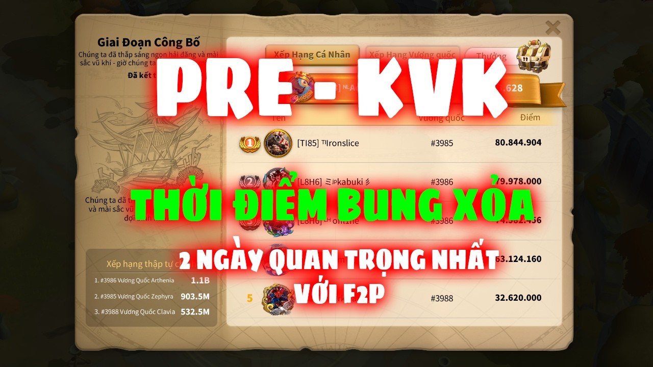 ROK : Review chuỗi sự kiện Pre - KVK