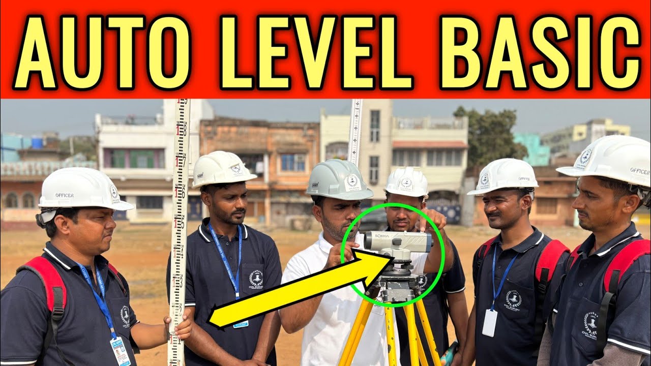 Auto Level Sokkia Full Basic Training | Bubble Centre Trick + Parts Name | Free Survey Class
