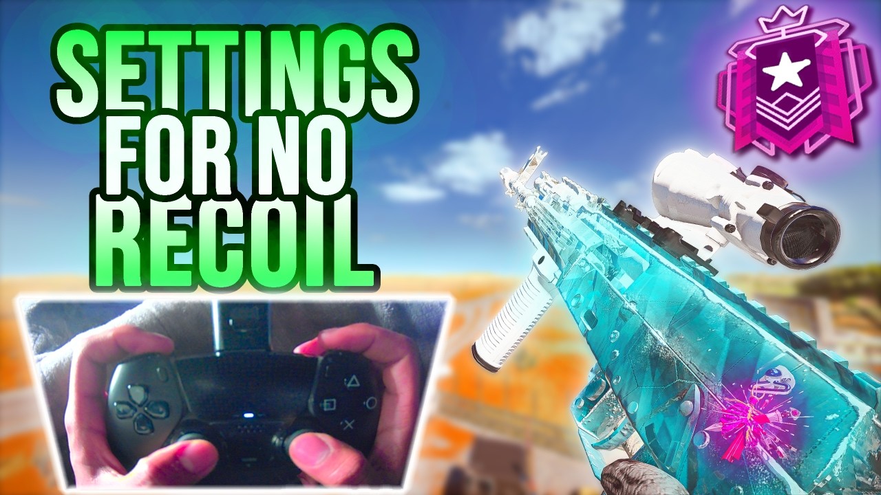 *HANDCAM* BEST CHAMPION SETTINGS FOR NO RECOIL ON SIEGE