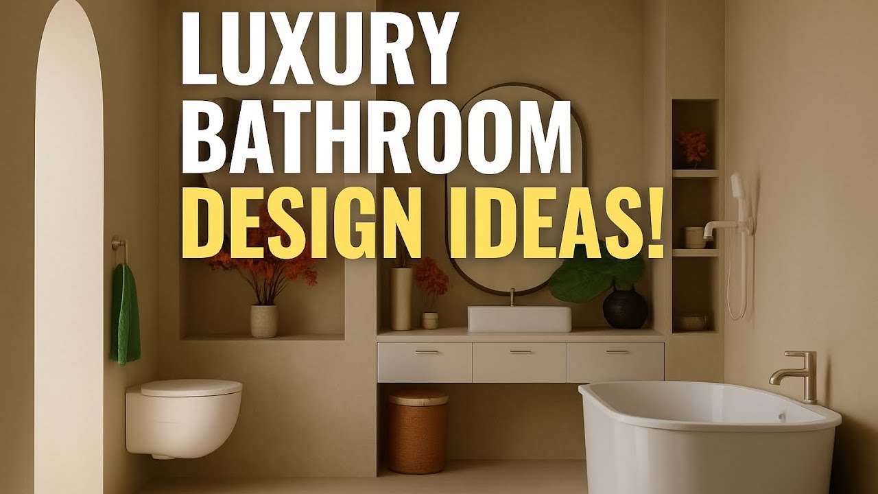 Luxury Bathroom Design  | Modern Minimalist Bathroom Interior Modeling in 3ds Max #Bathroom #3dsmax 