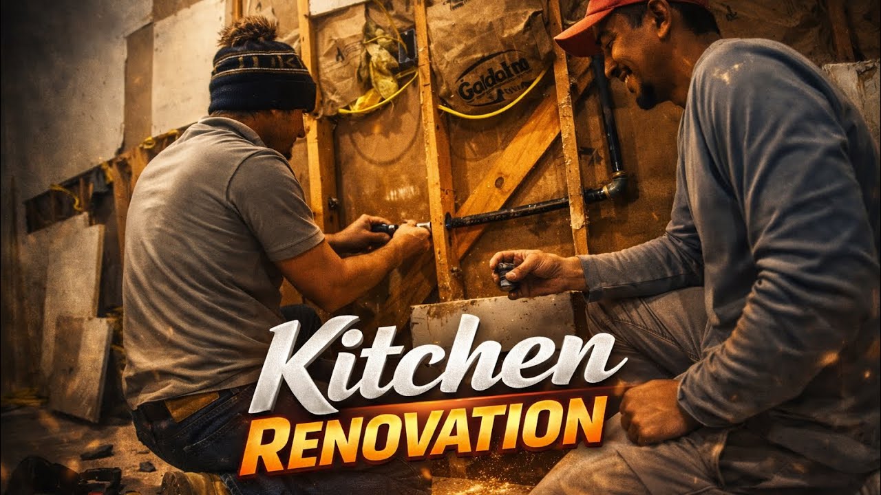 Kitchen Renovation | Plumbing & Electrical Before Cabinet Installation