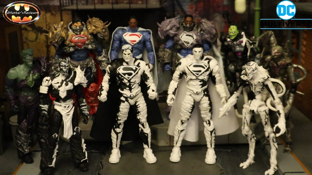 McFarlane DC Multiverse Sketch Superman Val Zod General Zod Brainiac Ghosts of Krypton Page Punchers