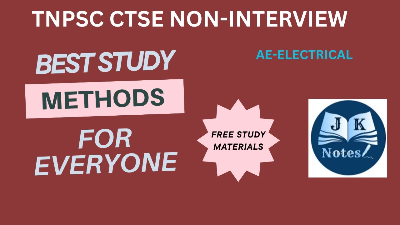 How to Prepare CTSE 2025 AE(ELECTRICAL) Posts| Useful for EEE & EIE Aspirants