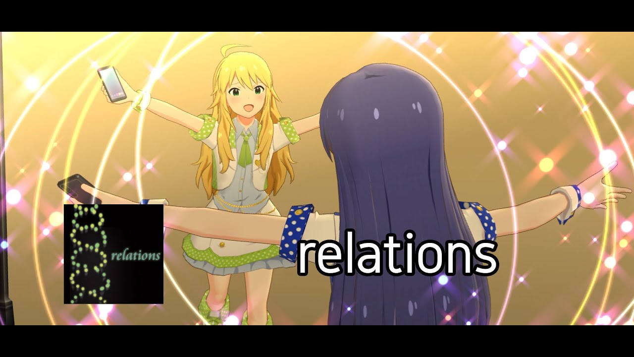 [Idolmaster Million Live! Theater Days] relations MV with Burst Appeal [Miki + Chihaya]