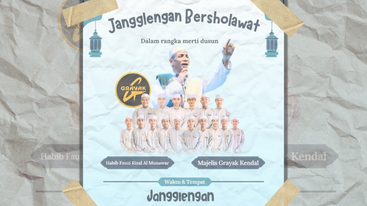 🔴 [LIVE] JANGGLENGAN BERSHOLAWAT BERSAMA MAJELIS GRAYAK KENDAL