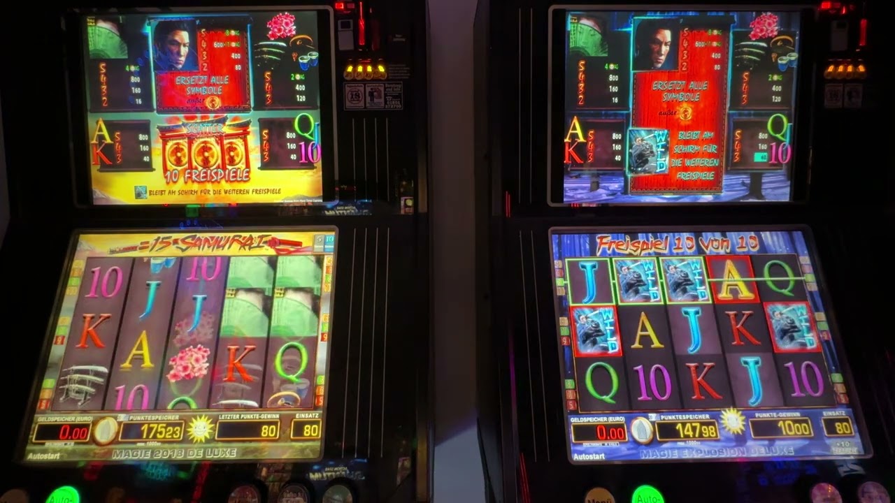 👉🏻🥰👍Merkur Multi Double Feature 15 Samurai Freispiele zocken Spielhalle let’s play Casino👈🏻😝