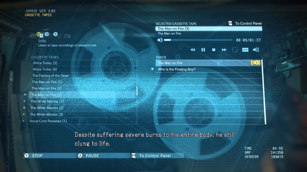 MGS5 Tapes - The Man on Fire [1-3]
