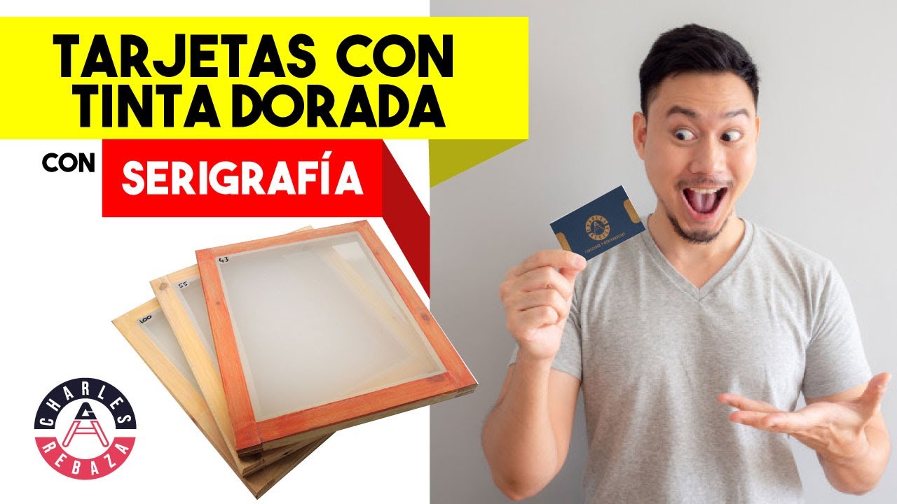💪FABRICA tus TARJETAS DE PRESENTACION con SERIGRAFÍA