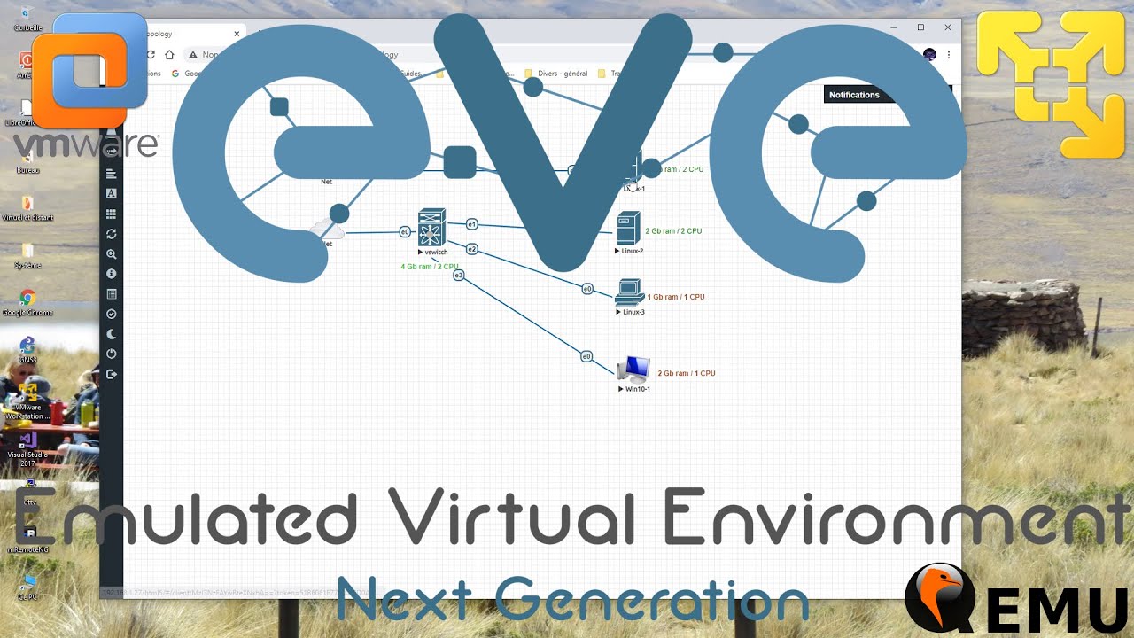 Simulation réseau - Découverte de EVE NG