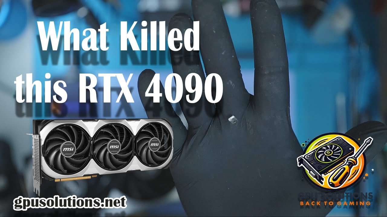 MSI Ventus RTX 4090 — ремонт графического процессора