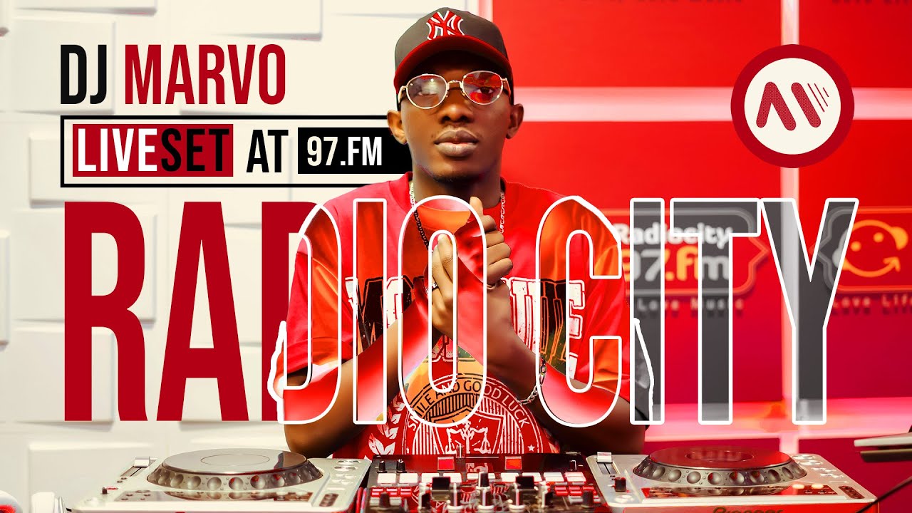 DJ MARVO - LIVE ON RADIO CITY 97 FM I BEST MIX EVER (HIP HOP ,RNB, AFROBEATS AND DANCEHALL 😎🎶