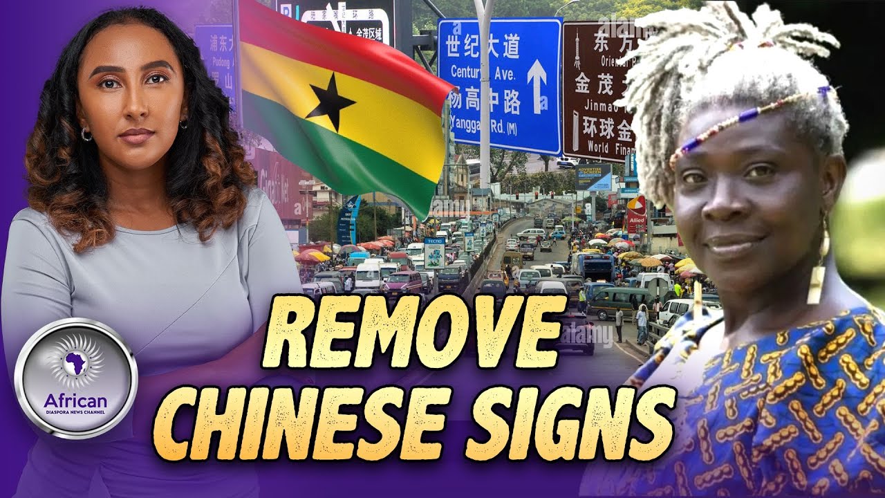 Ghanaian Demands Removal Of Chiese Signposts In Ghana