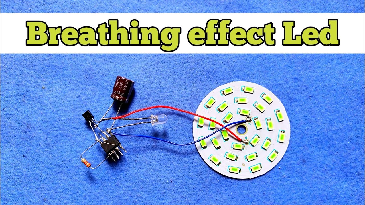 How to make breathing effect led lights | fade in fade out light