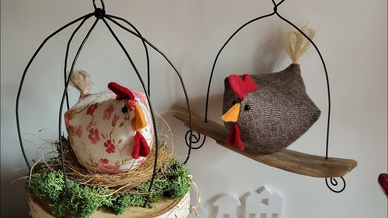 Gallinella in tessuto