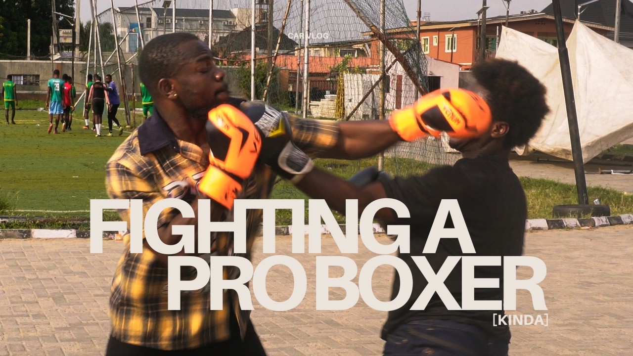 FIGHTING A PRO BOXER AS A NOOB