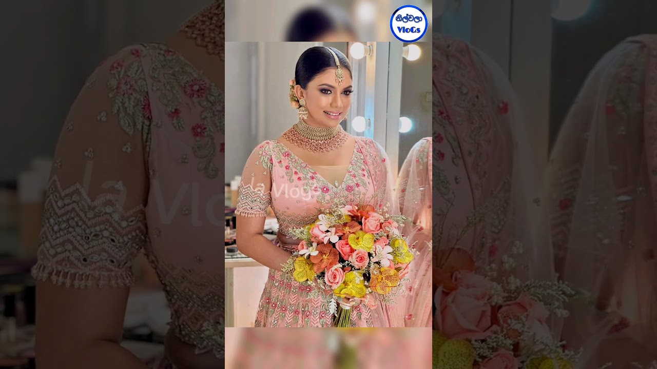 දමිත්‍රි Home Coming එකට Indian Bride කෙනෙක් වුනු හැටි❤️ | Damithri Subasinghe Homecoming 