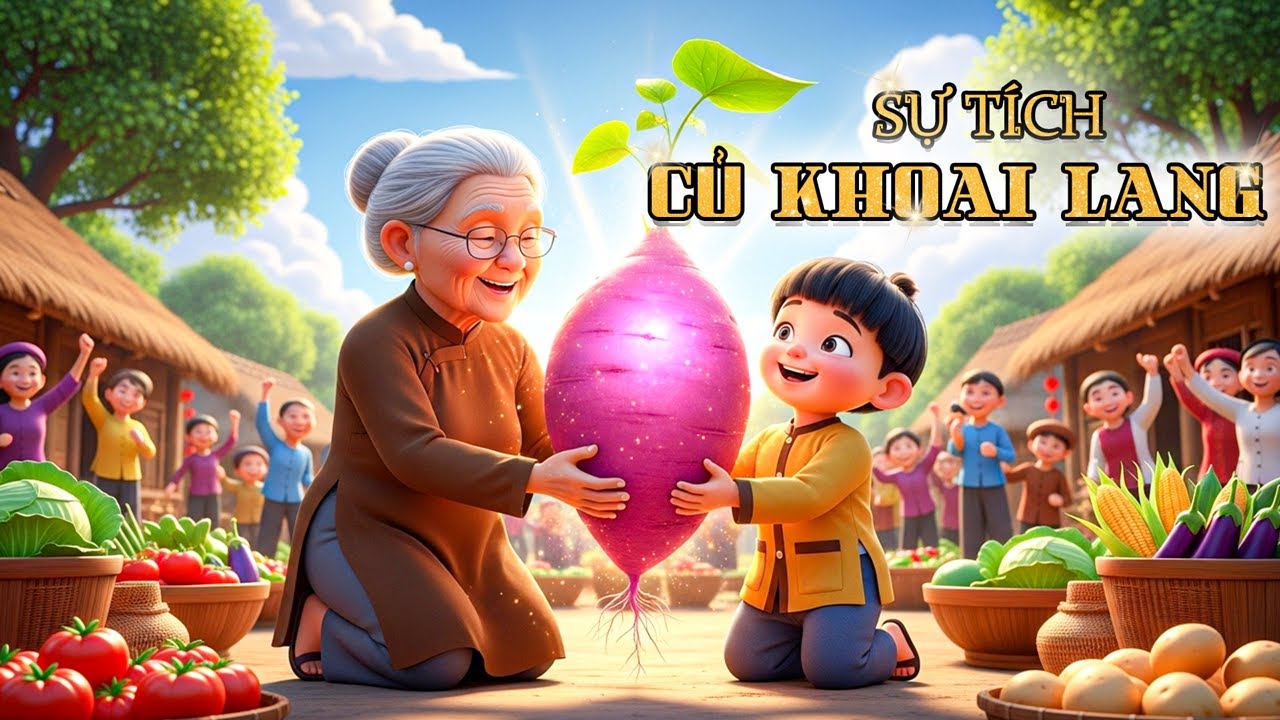 Sự Tích Củ Khoai Lang | Xóm Cổ Tích