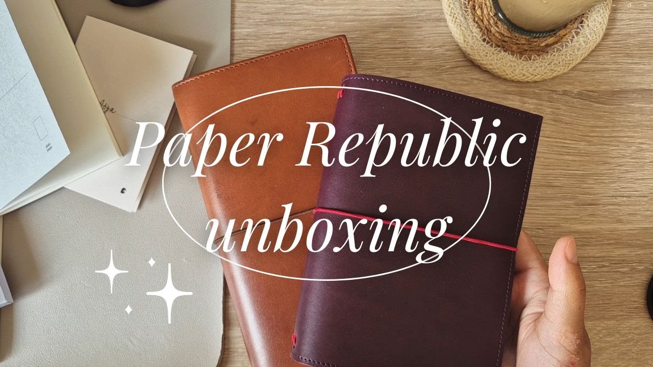 Paper Republic unboxing! | Custom A6 l'atelier ✎ᝰ.📓⋆