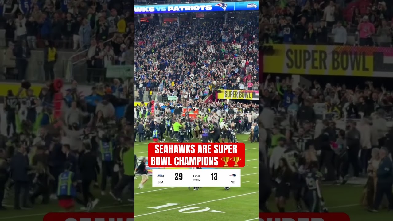 The Seattle Seahawks are Super Bowl Champs 🔥🏆