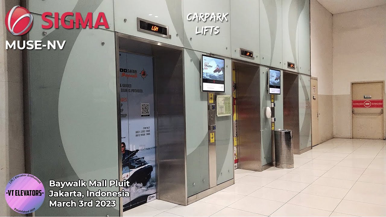 SIGMA MUSE-NV Passenger Lifts - Baywalk Mall Pluit, Jakarta (Carpark)