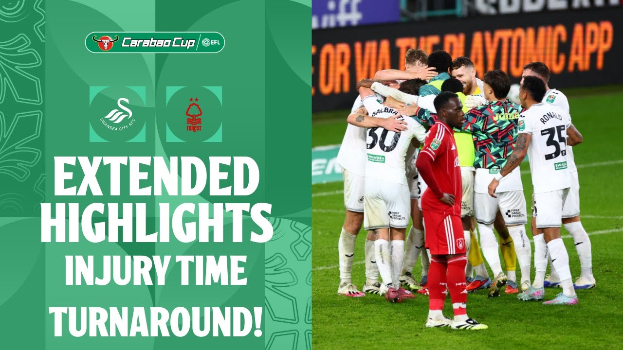 INSANE COMEBACK! | Swansea City v Nottingham Forest extended highlights