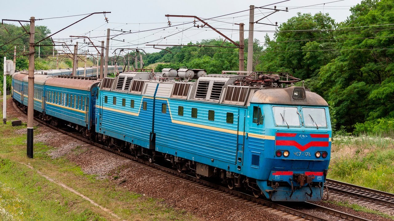 ZDSimulator. ЧС7-174 со скорым поездом №129 Гродно - Симферополь по участку Мелитополь-Симферополь