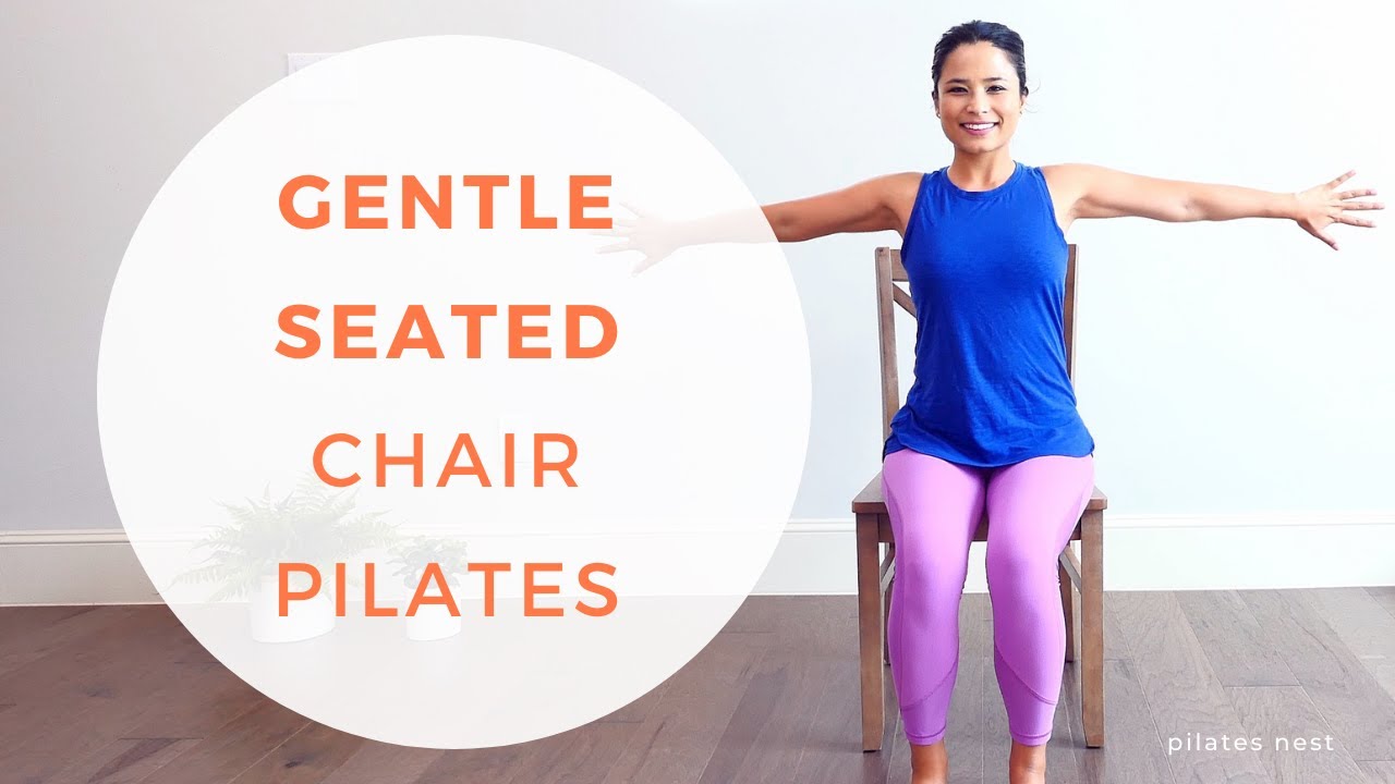 Gentle Seated Chair Pilates |  Wheel Chair Workout | Upper Body Workout | Pilates Nest